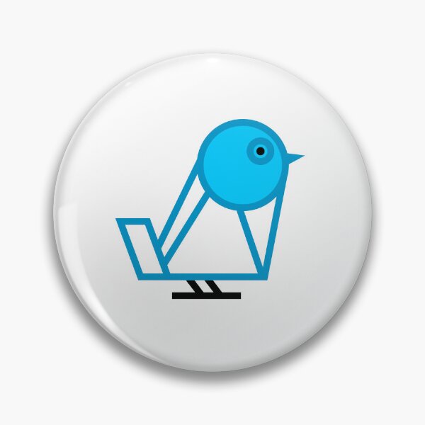 Item preview, Birdopolis Geometrical Bird Amazon Alexa Blue designed and sold by Pixel4Art.