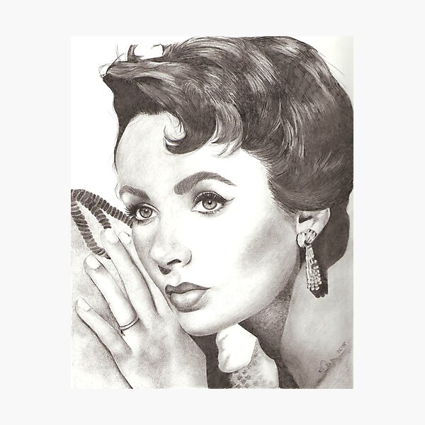Elizabeth Taylor Photographic Print