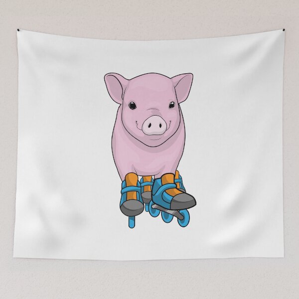 Item preview, Pig Inline skating Roller skates designed and sold by Snabdesign84.