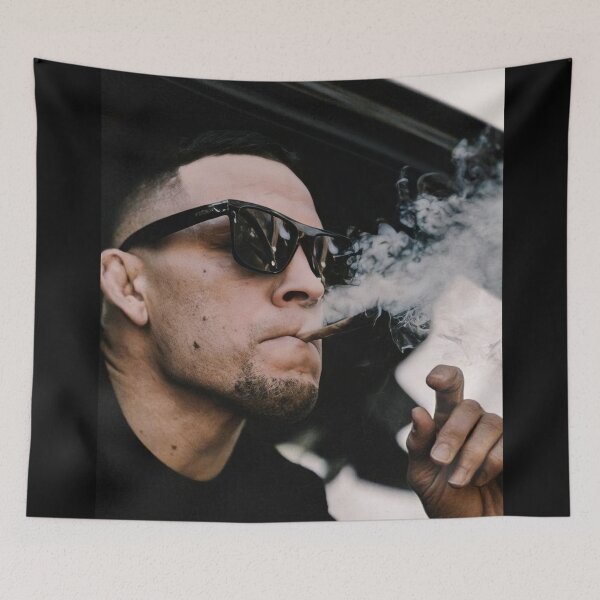 Item preview, Nate Diaz UFC Cool Smoking Nate Diaz Bloody Nate Diaz designed and sold by ufcnatediaz.