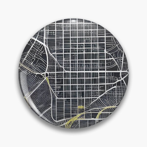 Item preview, Black, white and yellow map designed and sold by taylaphotos.