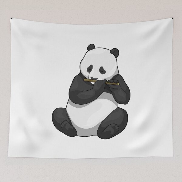Item preview, Panda Musician Flute Music designed and sold by Snabdesign84.