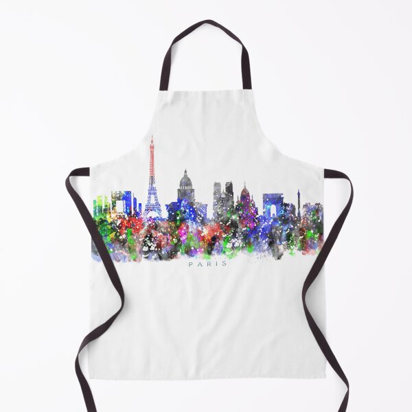 Item preview, Paris, France Skyline Watercolor Painting designed and sold by InkistPrints.