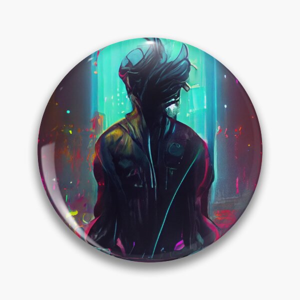 Item preview, Future cyberpunk DJ playing music designed and sold by pcusine.