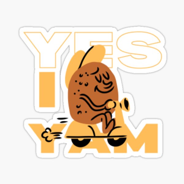 Item preview, YES I YAM I YAM POTATO BIKE  designed and sold by YorkStyle.
