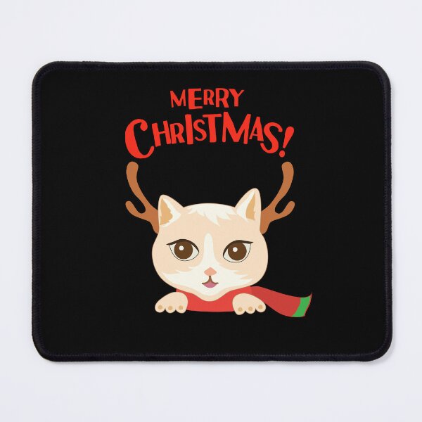 Item preview, cute meowy catmas wishes designed and sold by PRINYOS.