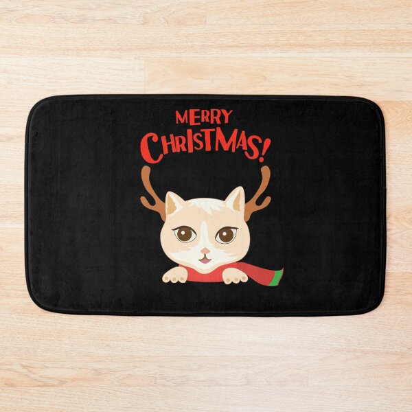 Item preview, cute meowy catmas wishes designed and sold by PRINYOS.