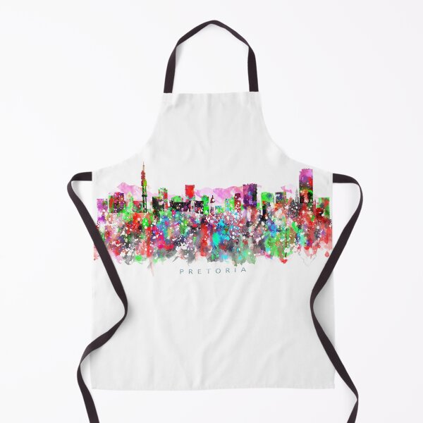 Item preview, Pretoria, South Africa Skyline Watercolor Painting designed and sold by InkistPrints.