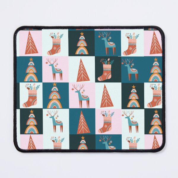 Item preview, Cute boho style Christmas patchwork designed and sold by reka88.