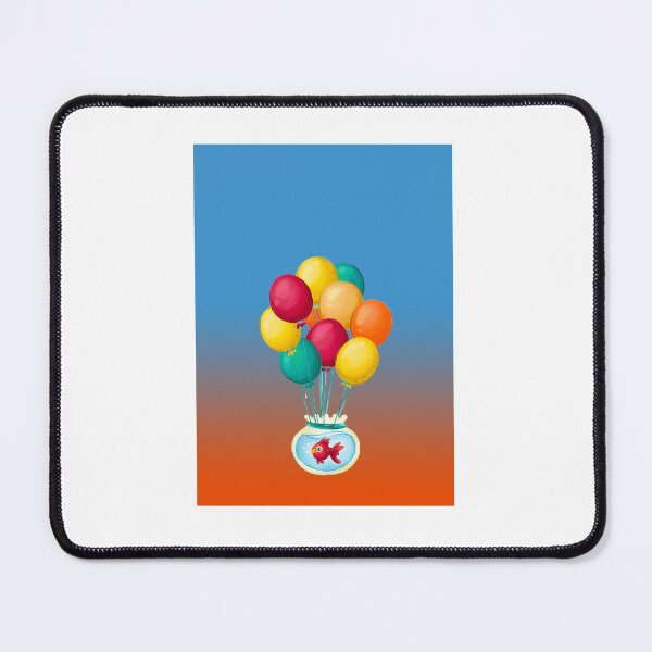 Item preview, Balloons tied to a goldfish bowl designed and sold by janesg.