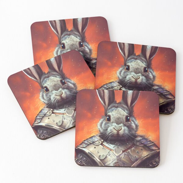 Item preview, AI Generated Art, War Rabbit designed and sold by RabbitHoleMI.