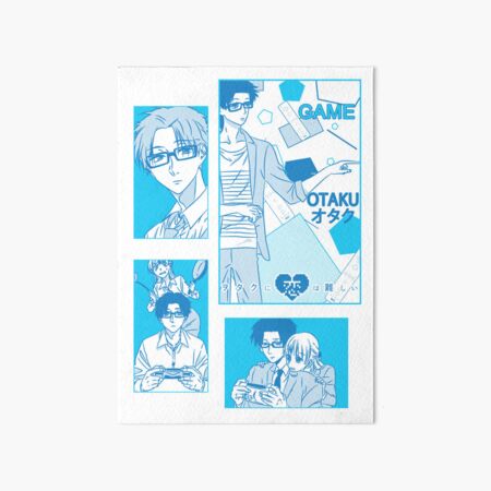 Hirotaka Nifuji (Wotaku ni Koi wa Muzukashii)  Art Board Print