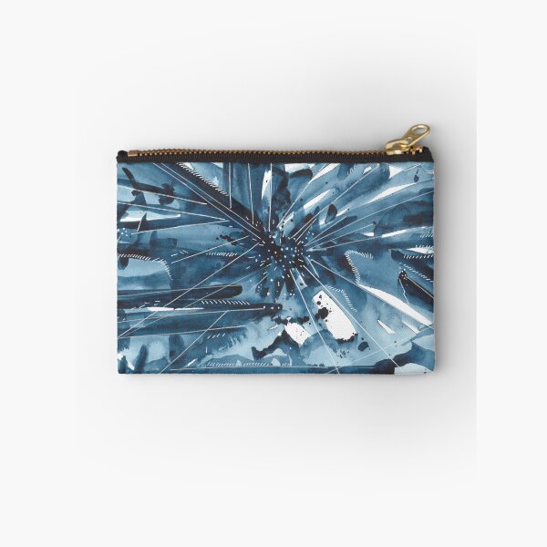 Item preview, Watercolor blue landscape, abstract landscape, mountains designed and sold by anaozzart.