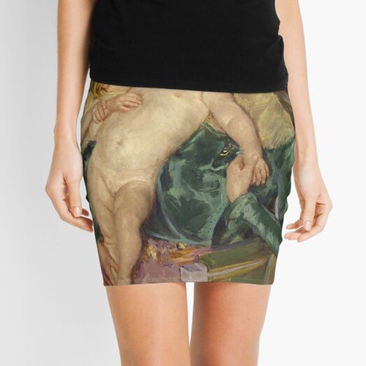 The Caress by Mary Cassatt Mini Skirt