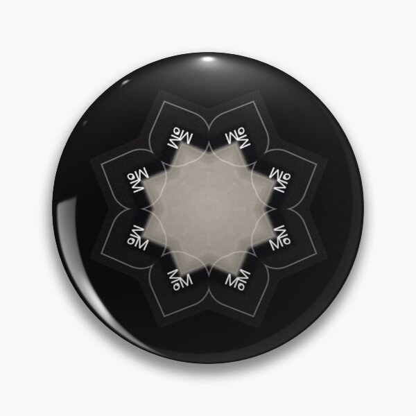 Item preview, 4426 - Black and White Minimalist Kaleidoscope Design designed and sold by 44scarab.