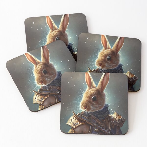 Item preview, AI Generated Art, War Rabbit designed and sold by RabbitHoleMI.