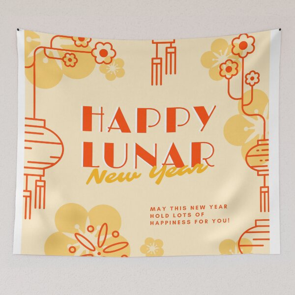 Item preview, Chinese New Year, Year of the Rabbit ,Floral Year Of The Rabbit YEAR OF THE RABBIT 2023 designed and sold by Bear-Graphics.