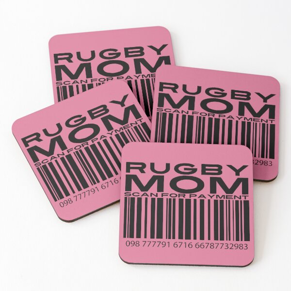 Item preview, Rugby Mom Scan For Payment | Rugby Mom | Rugby rules | Rugger | Ruck (White Lettering Available) designed and sold by Wavecrest Wearables.