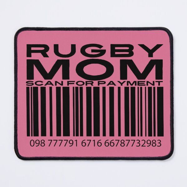 Item preview, Rugby Mom Scan For Payment | Rugby Mom | Rugby rules | Rugger | Ruck (White Lettering Available) designed and sold by Wavecrest Wearables.