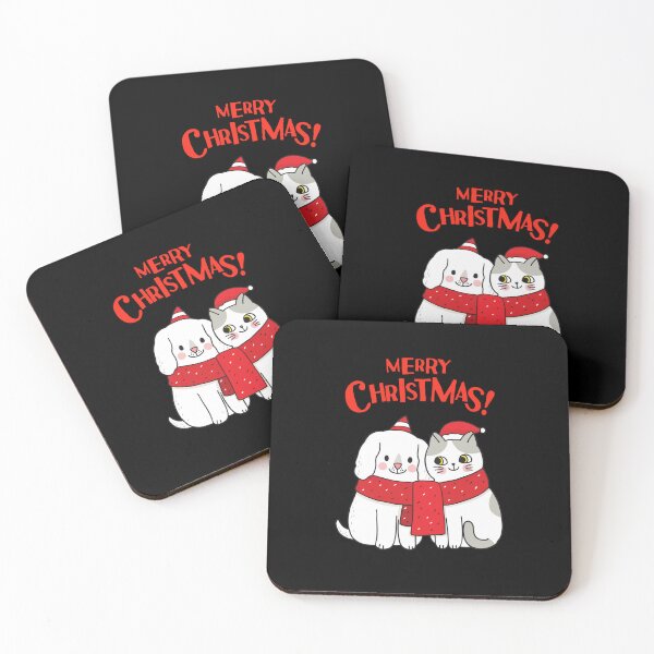 Item preview, Merry Christmas Wishes With Pets designed and sold by PRINYOS.