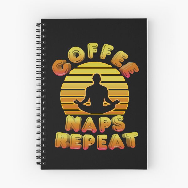 Item preview, Copy of Yoga Coffee Naps Repeat funny shirts 4 sunrise yoga 3D designed and sold by Drawix.