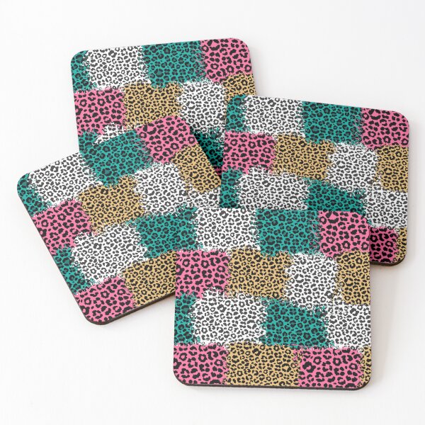 Item preview, Colorful leopard patchwork designed and sold by reka88.