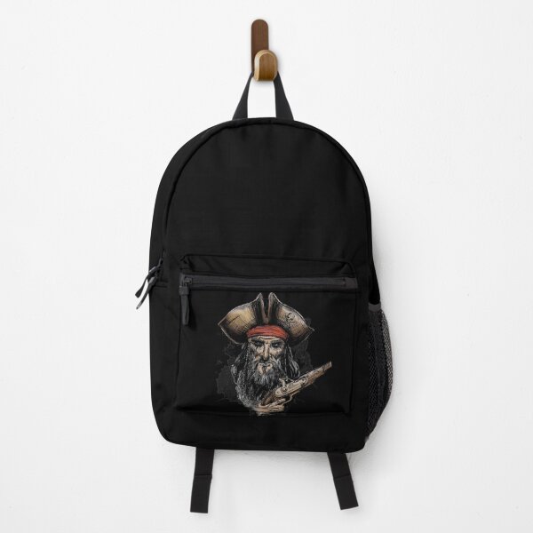 Item preview, Pirate With Pistol Gun Design Draw Street Art Retro Culture Vintage Colorful Transparant Fight designed and sold by BK-Fishing.