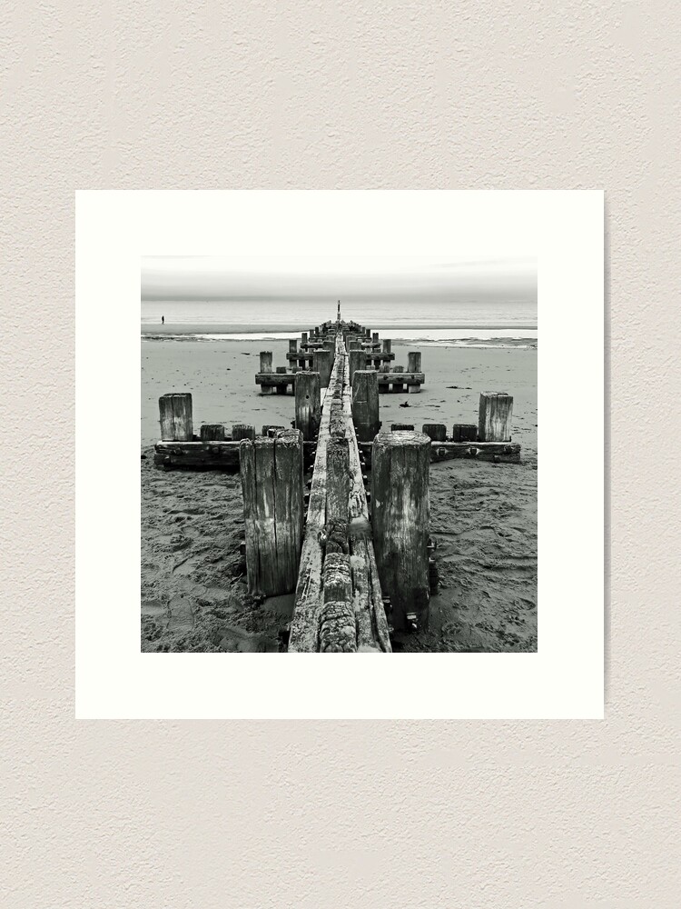 Thumbnail 1 of 3, Art Print, Breakwater Perspective designed and sold by Coigach.