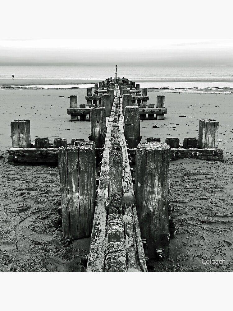 Thumbnail 3 of 3, Art Print, Breakwater Perspective designed and sold by Coigach.