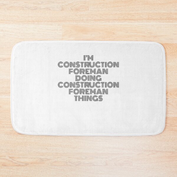 Item preview, I'm Construction Foreman Doing Construction Foreman Things Vintage Quote designed and sold by SVPOD.