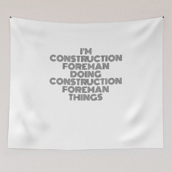 Item preview, I'm Construction Foreman Doing Construction Foreman Things Vintage Quote designed and sold by SVPOD.