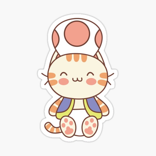 Cat Bowser Jr. Sticker for Sale by tootytots