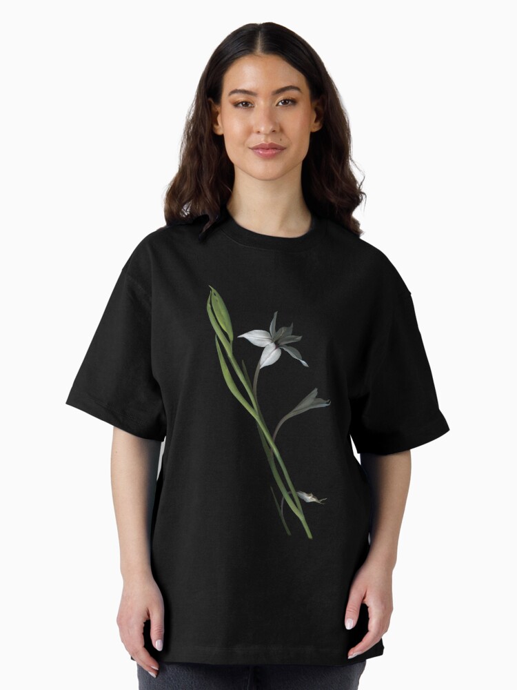 Thumbnail 1 of 7, Oversized T-Shirt, Asiatic Lily Dark Floral designed and sold by LindasPhotoArt.