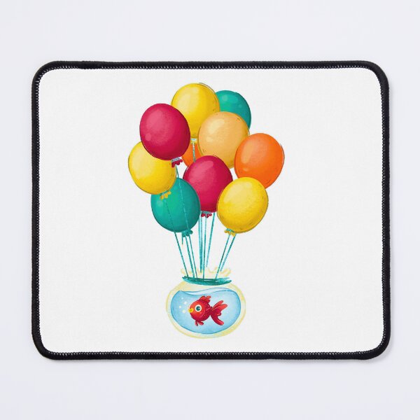 Item preview, Balloons tied to a goldfish bowl designed and sold by janesg.