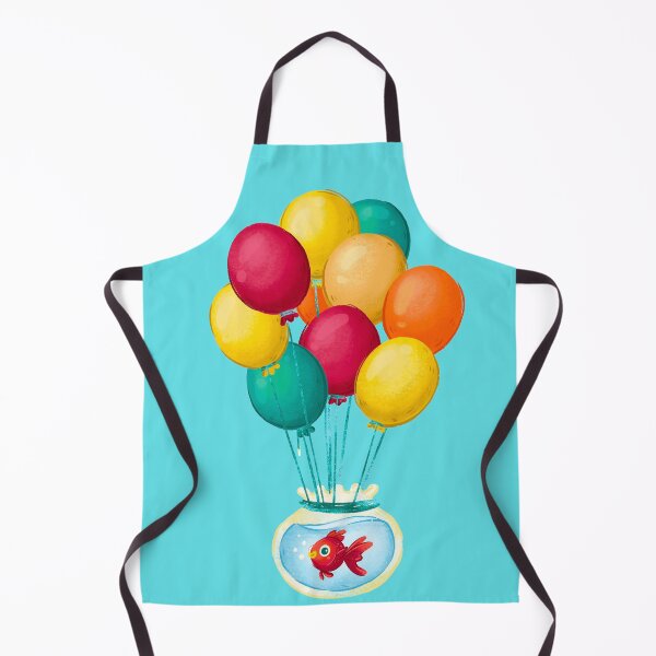 Item preview, Balloons tied to a goldfish bowl designed and sold by janesg.
