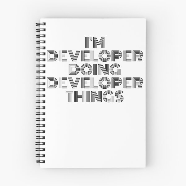 Item preview, I'm Developer Doing Developer Things Vintage Quote designed and sold by SVPOD.