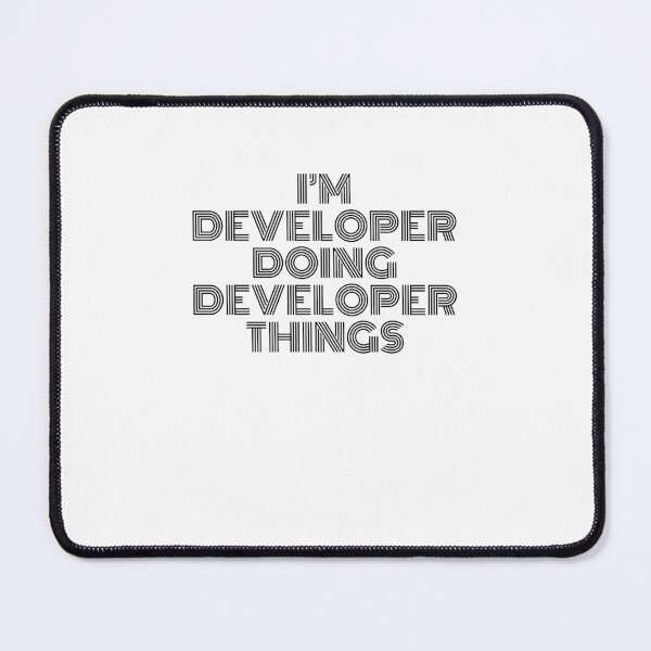 Item preview, I'm Developer Doing Developer Things Vintage Quote designed and sold by SVPOD.