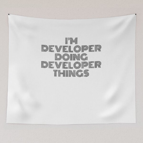 Item preview, I'm Developer Doing Developer Things Vintage Quote designed and sold by SVPOD.