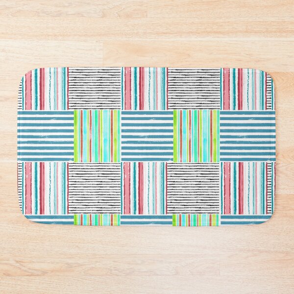 Item preview, Cute boho style stripes patchwork designed and sold by reka88.