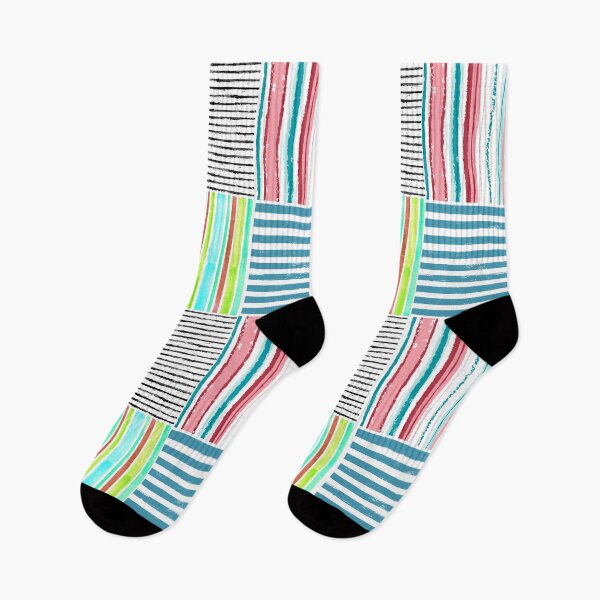 Item preview, Cute boho style stripes patchwork designed and sold by reka88.