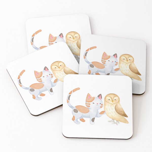 Item preview, A Cat and an Owl designed and sold by dfranc.