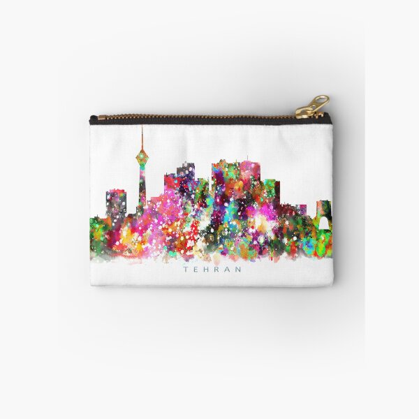 Item preview, Tehran, Iran Skyline Watercolor Painting designed and sold by InkistPrints.