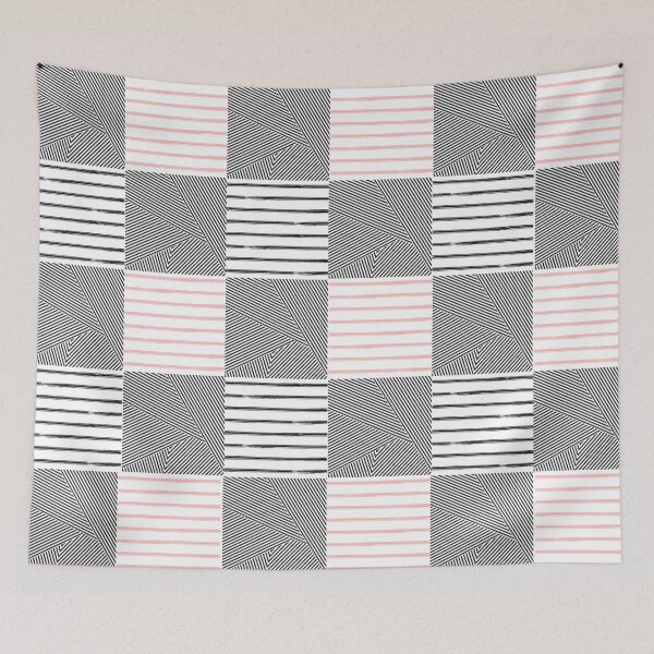 Item preview, Cute stripes patchwork designed and sold by reka88.