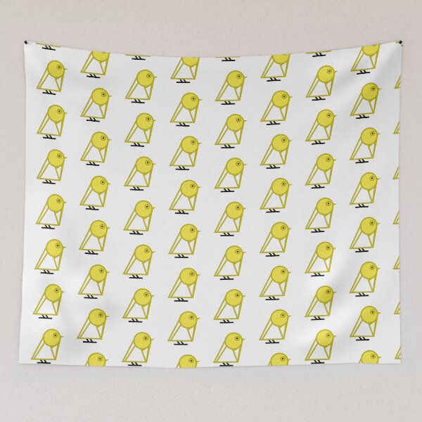 Item preview, Birdopolis Geometrical Bird Apollo Yellow designed and sold by Pixel4Art.