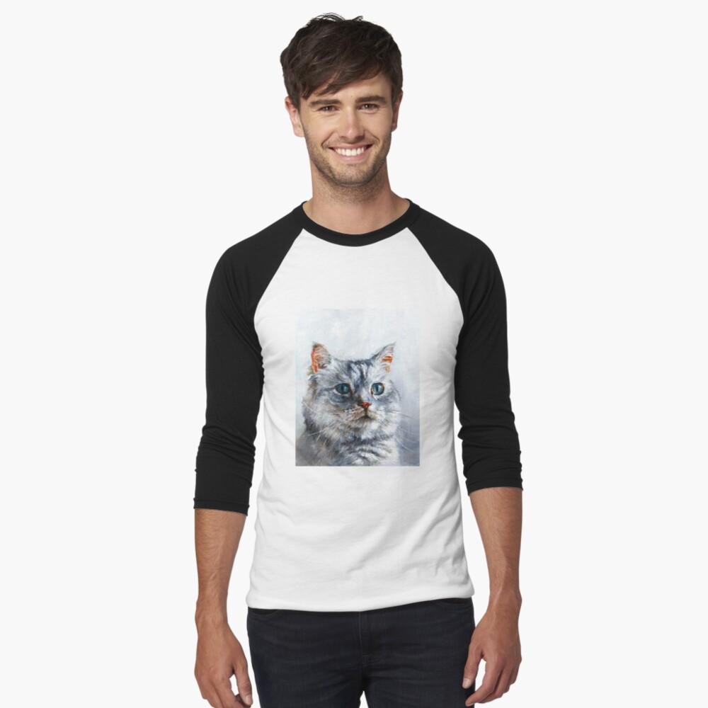 Item preview, Baseball ¾ Sleeve T-Shirt designed and sold by rogerpanart.