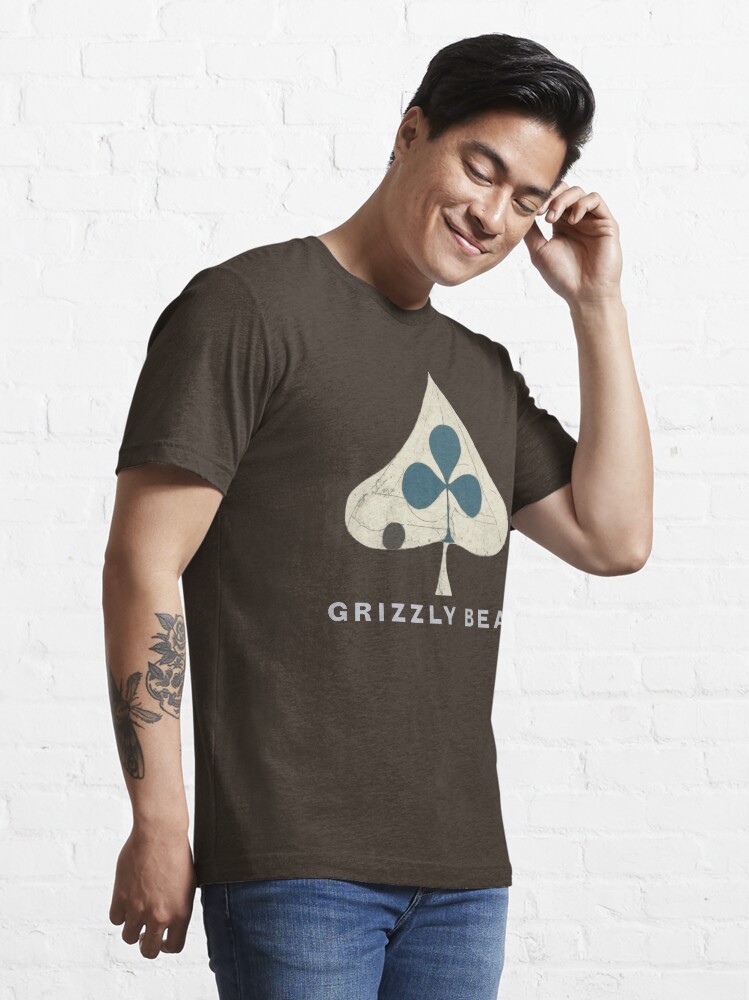 Alternate view of Grizzly Bear - Shields (Light Text) Essential T-Shirt