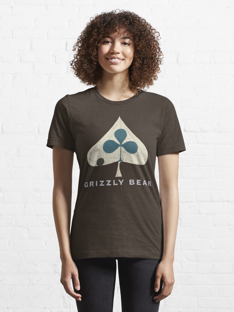 Alternate view of Grizzly Bear - Shields (Light Text) Essential T-Shirt