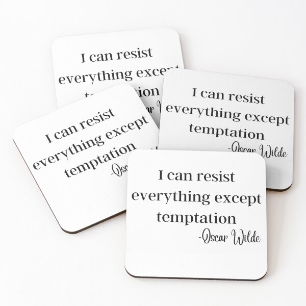 Item preview, "I can resist everything except temptation" designed and sold by E6Designs.