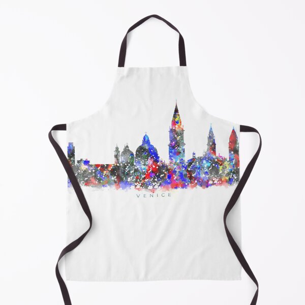 Item preview, Venice, Italy Skyline Watercolor Painting designed and sold by InkistPrints.
