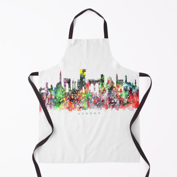 Item preview, Verona, Italy Skyline Watercolor Painting designed and sold by InkistPrints.